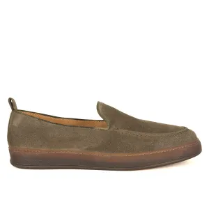 JASON 94020<br>Olive suede slip-ons
