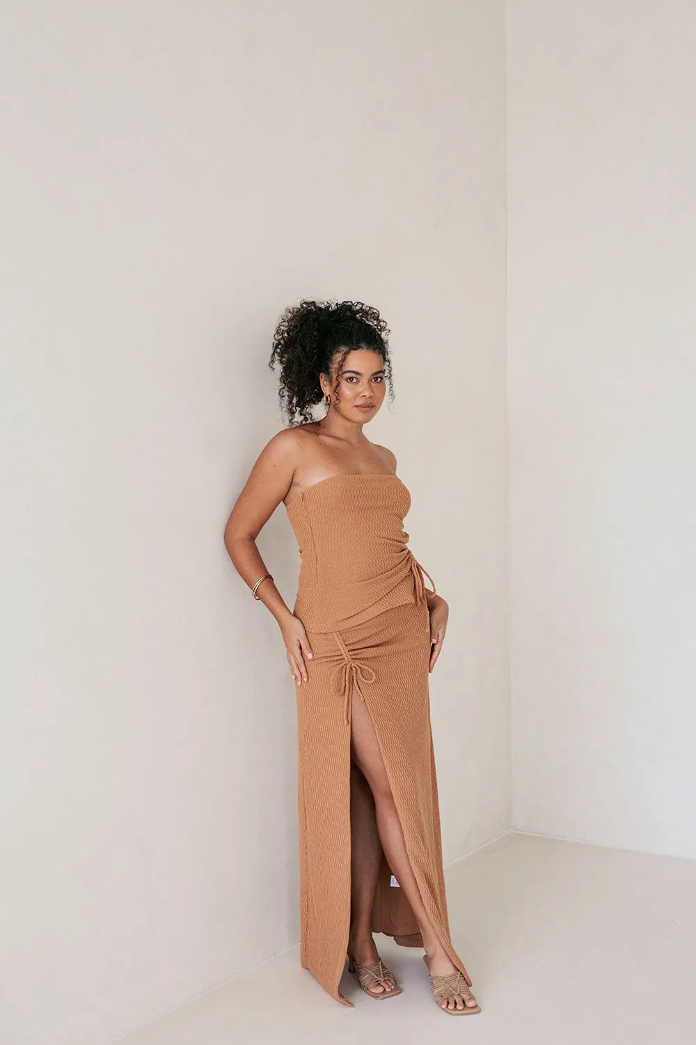 Jenna Skirt - Brown