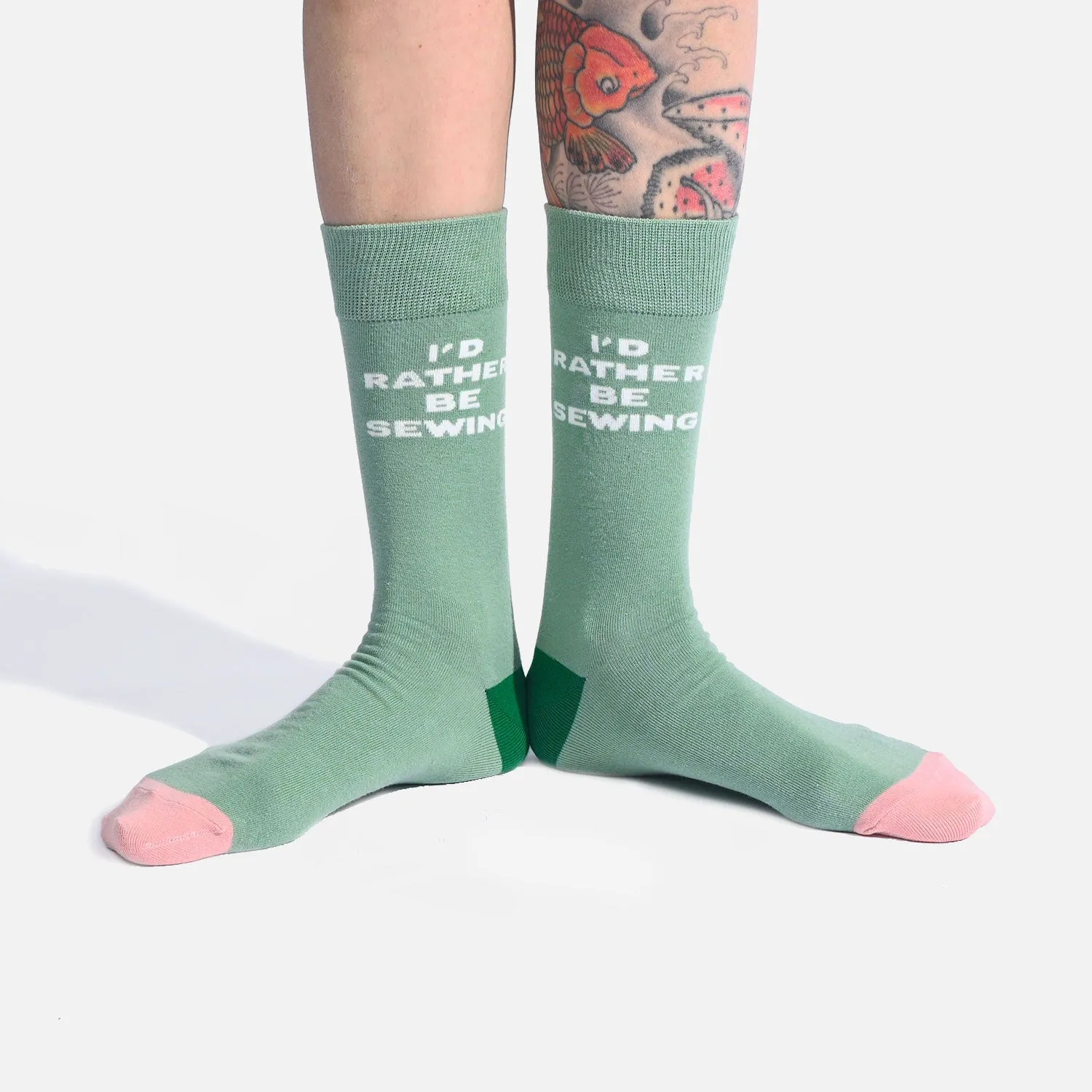 KATM Socks | I'd Rather Be Sewing