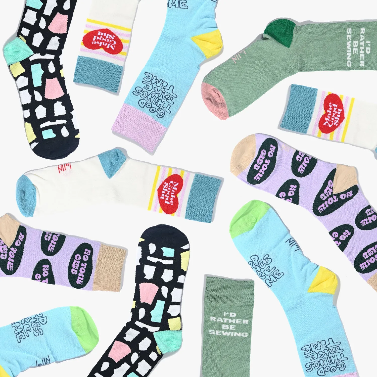 KATM Socks | I'd Rather Be Sewing