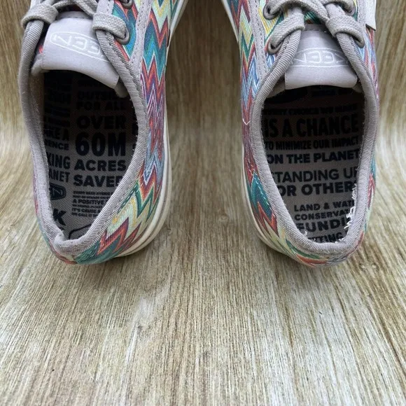 Keen Elsa Lite Women's Size 9 Chevron Plaza Taupe Low Shoes Sneakers