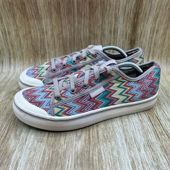 Keen Elsa Lite Women's Size 9 Chevron Plaza Taupe Low Shoes Sneakers