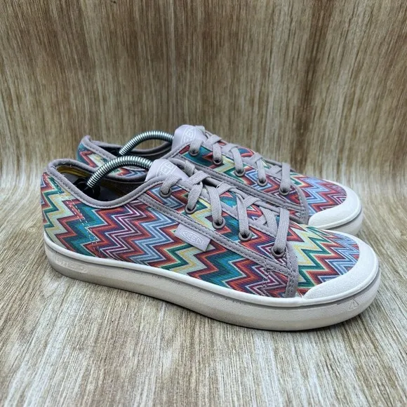 Keen Elsa Lite Women's Size 9 Chevron Plaza Taupe Low Shoes Sneakers