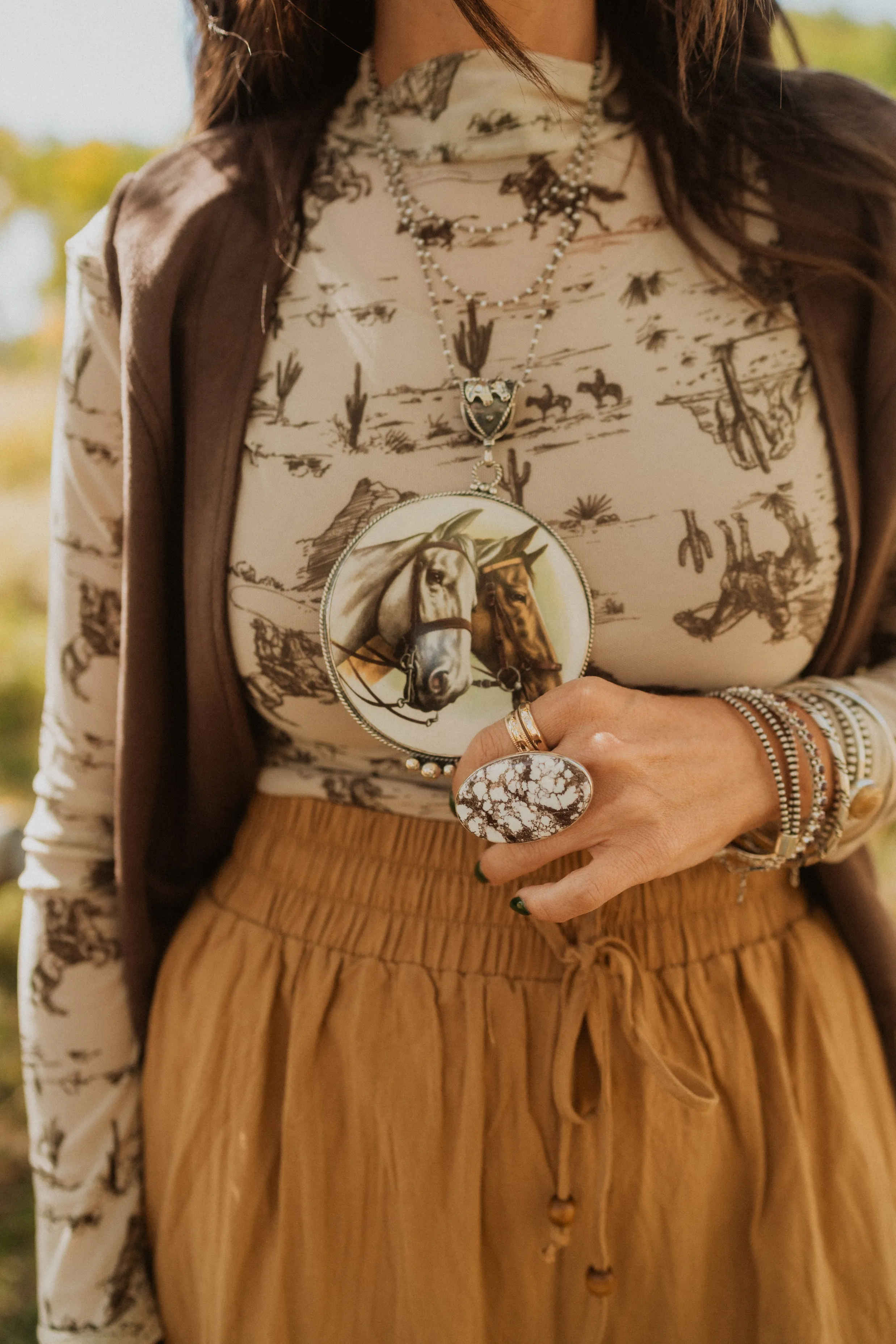 Kennedy Ring | White Horse Jasper