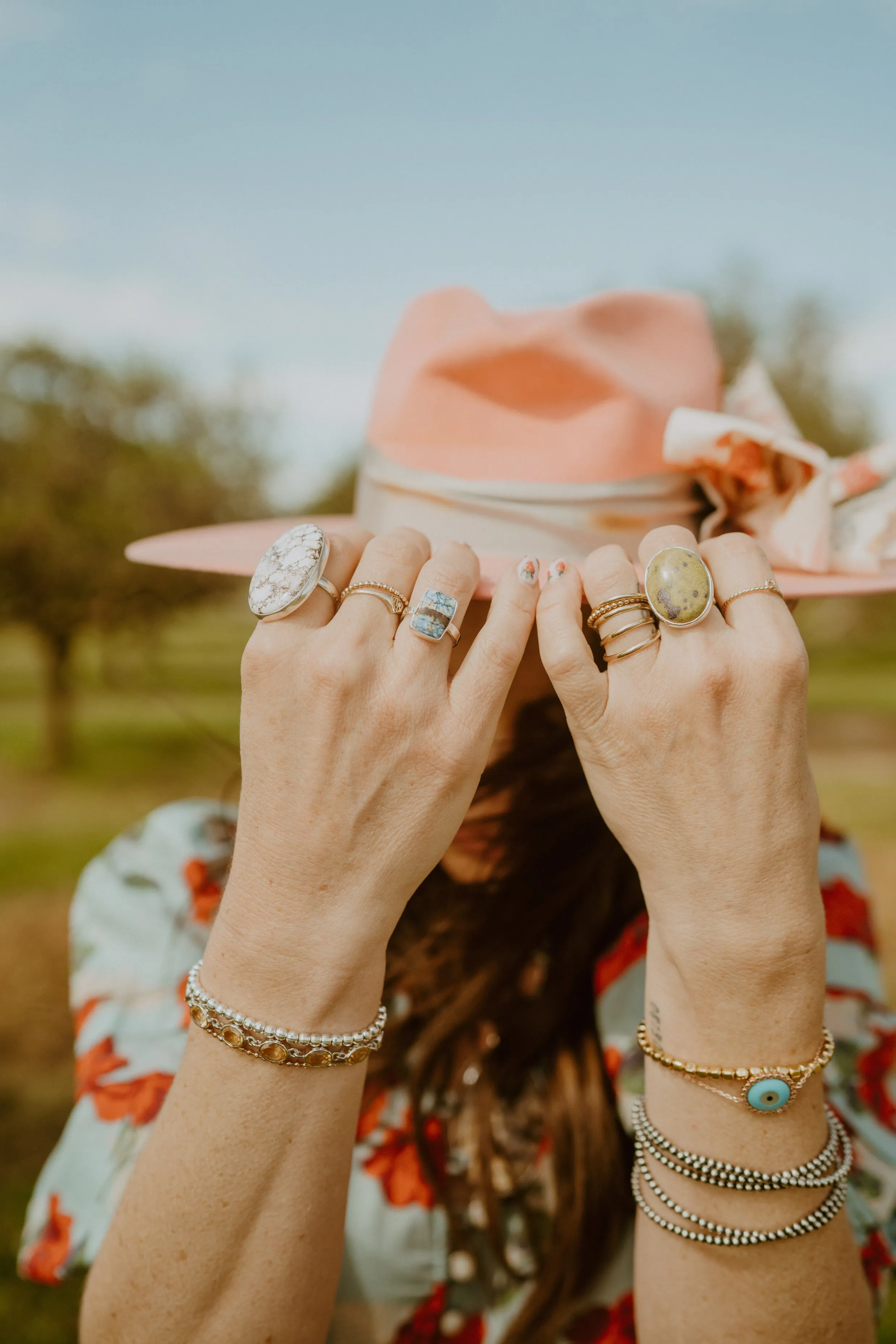 Kennedy Ring | White Horse Jasper