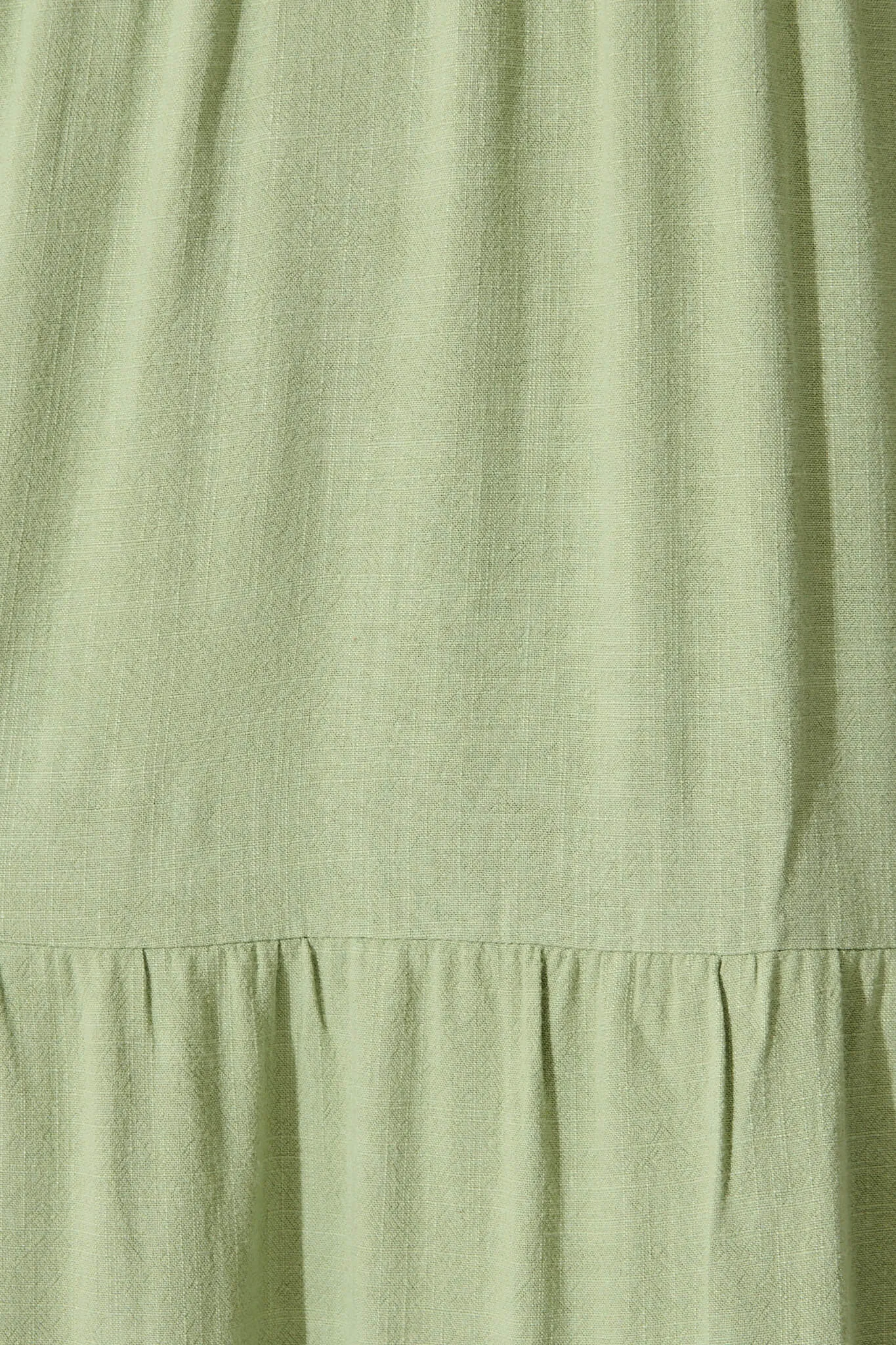 Khaki Linen Maxi Dress by Estefani