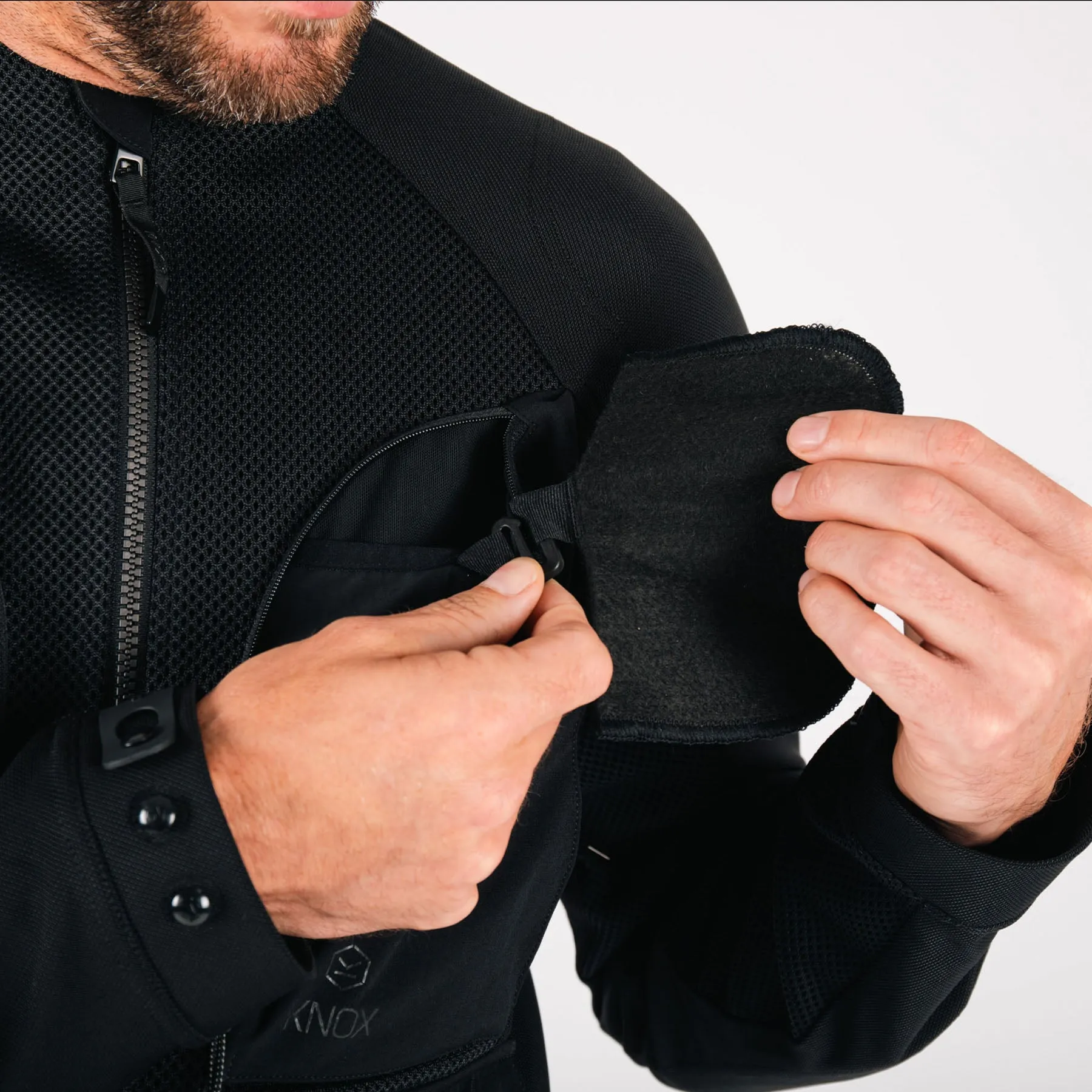 Knox Protektorenhemd Tor Black