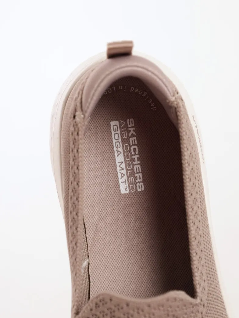 Ladies Go Walk Flex Sneaker - Taupe