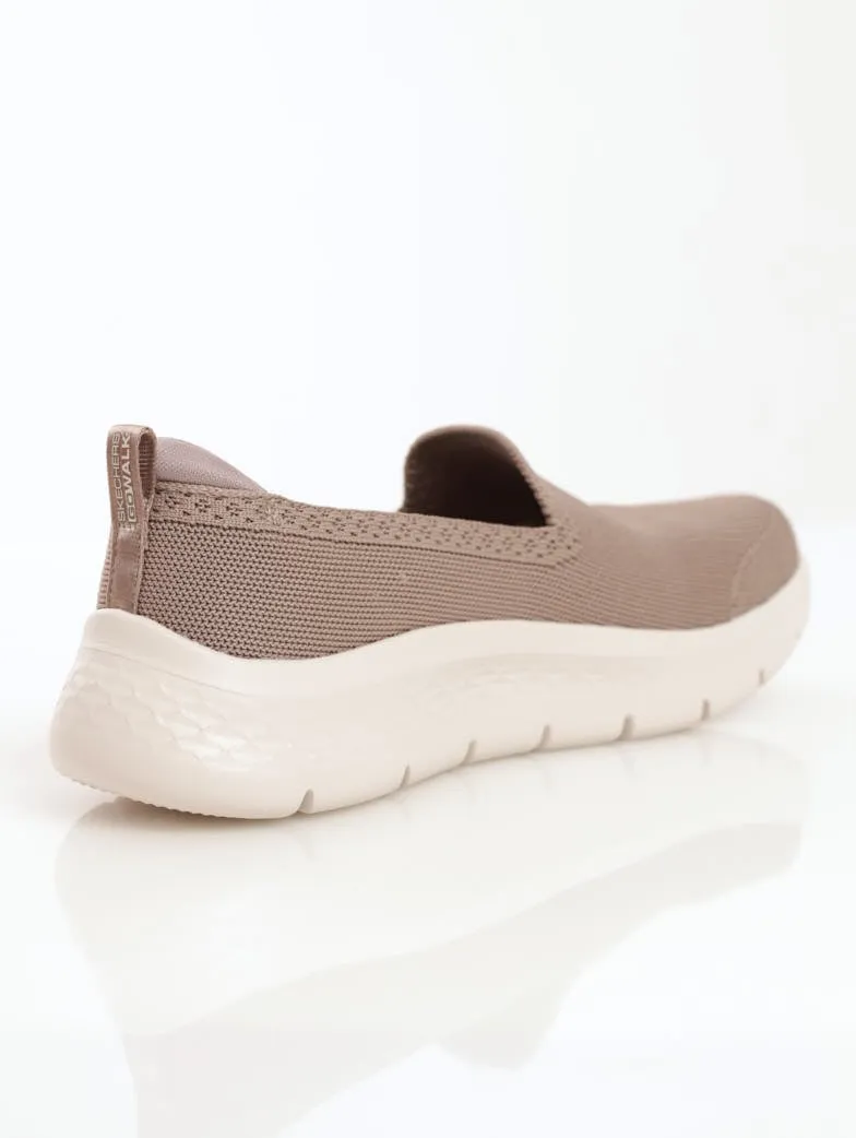Ladies Go Walk Flex Sneaker - Taupe