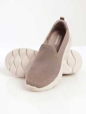 Ladies Go Walk Flex Sneaker - Taupe
