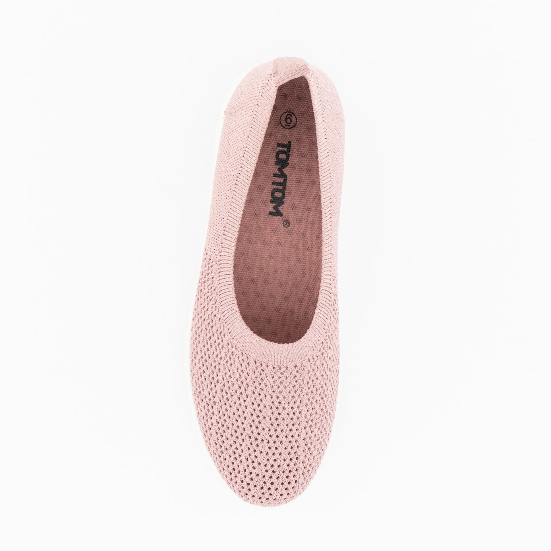 Ladies Slip-On Flyknit Sneaker - Pink