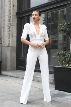 LAURA WHITE JUMPSUIT