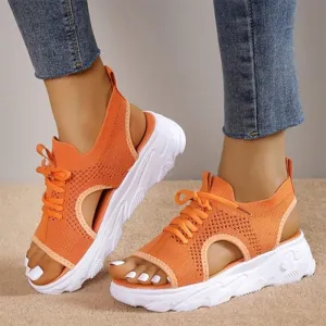 Laurene® | Breathable Platform Sandals