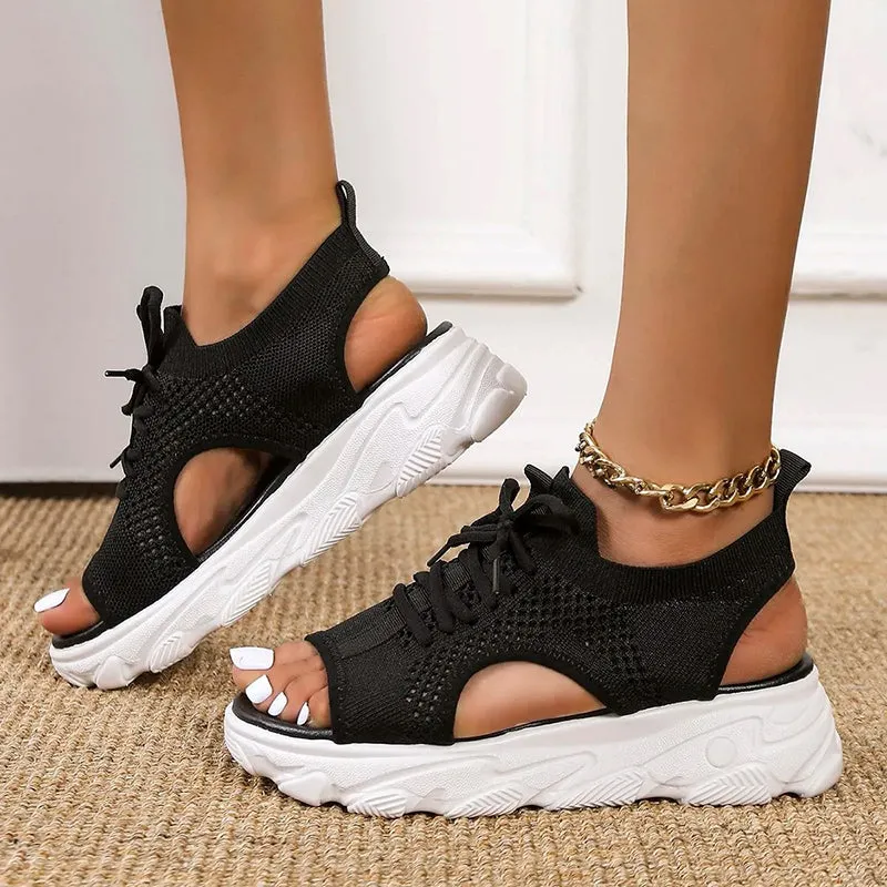 Laurene® | Breathable Platform Sandals