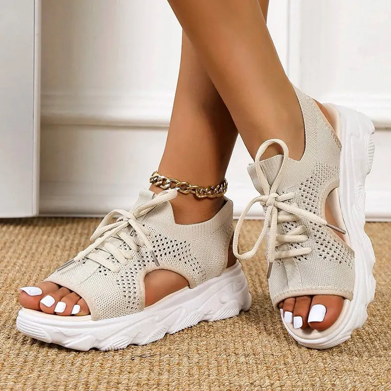 Laurene® | Breathable Platform Sandals
