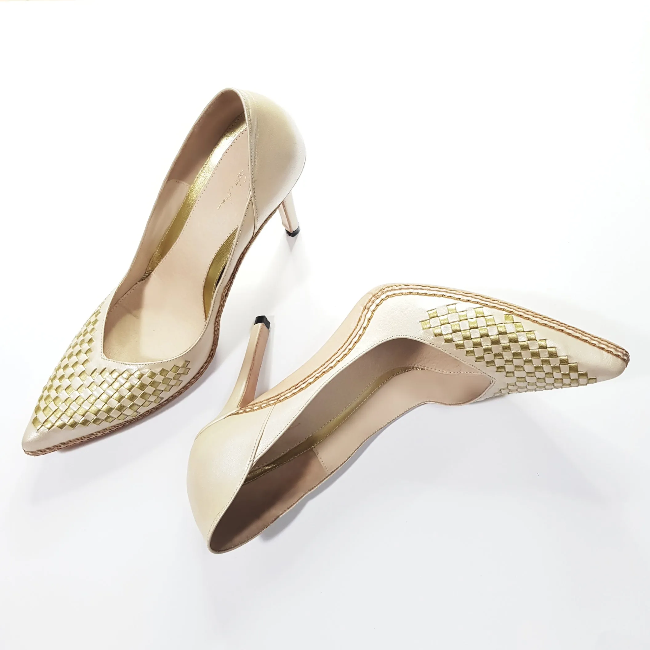 Leonor Heels in Beige