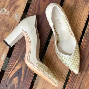 Leonor Heels in Beige