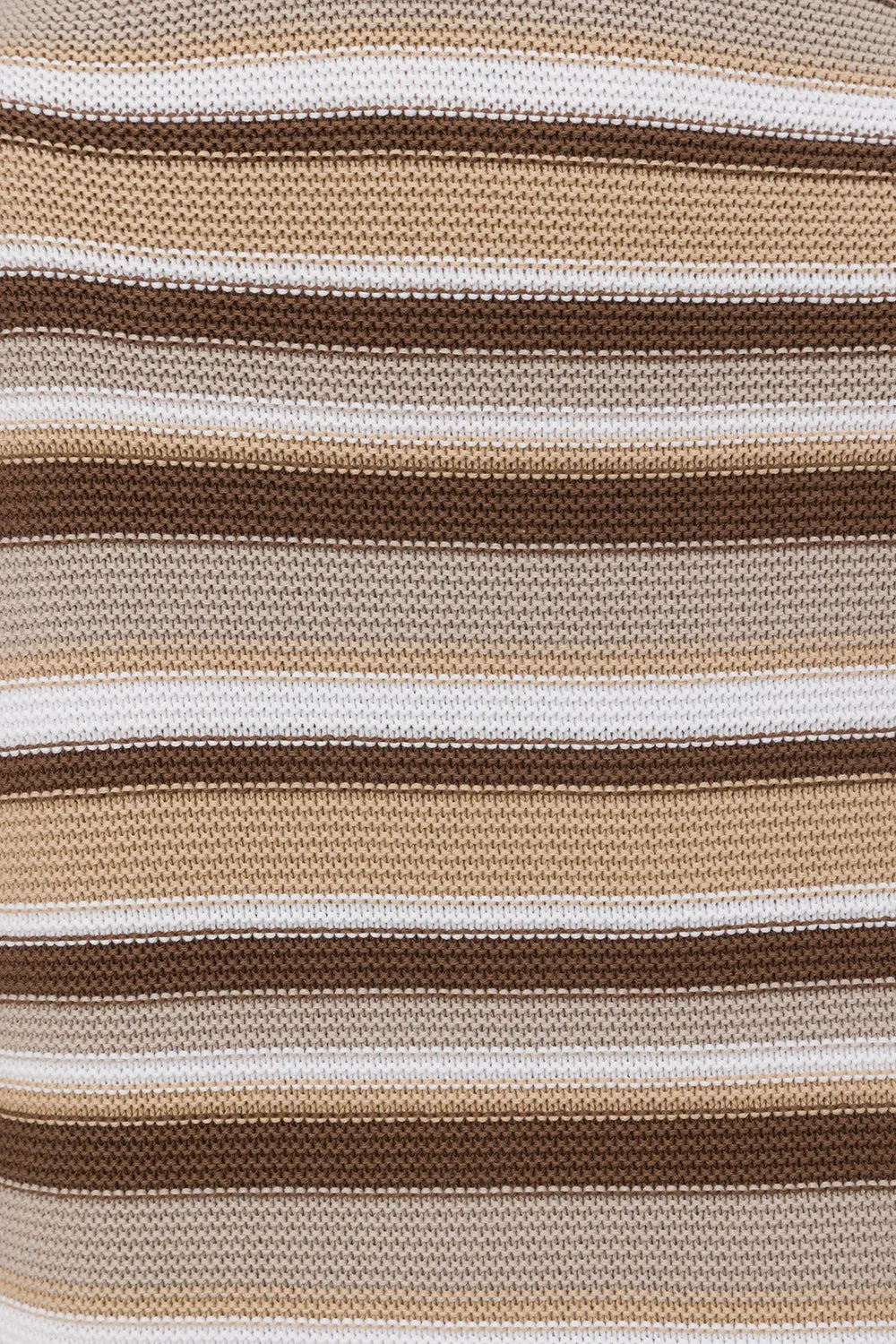 London Knit Dress - Cocoa Stripe
