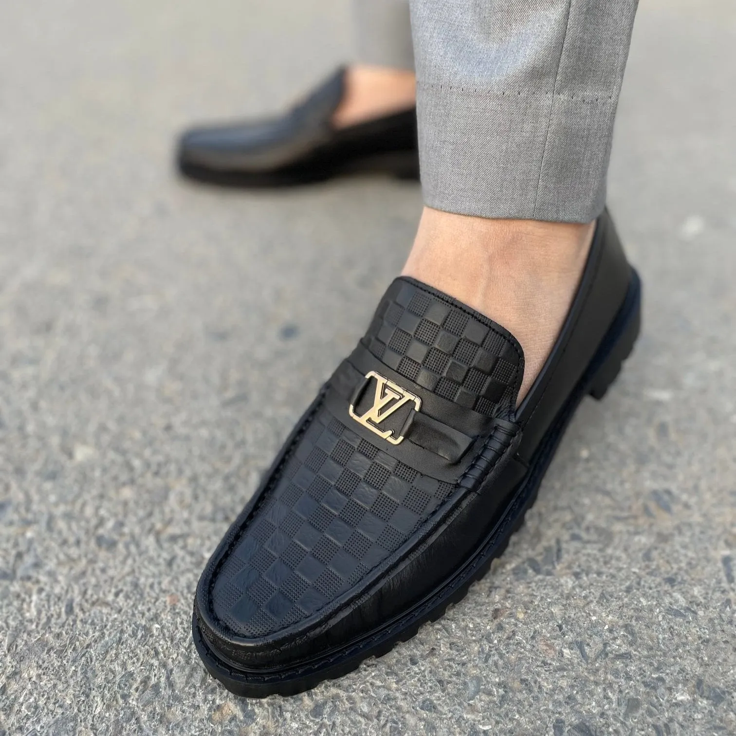 LS Pure Leather Handmade RANDAR CHUNKY LOAFERS LS-111