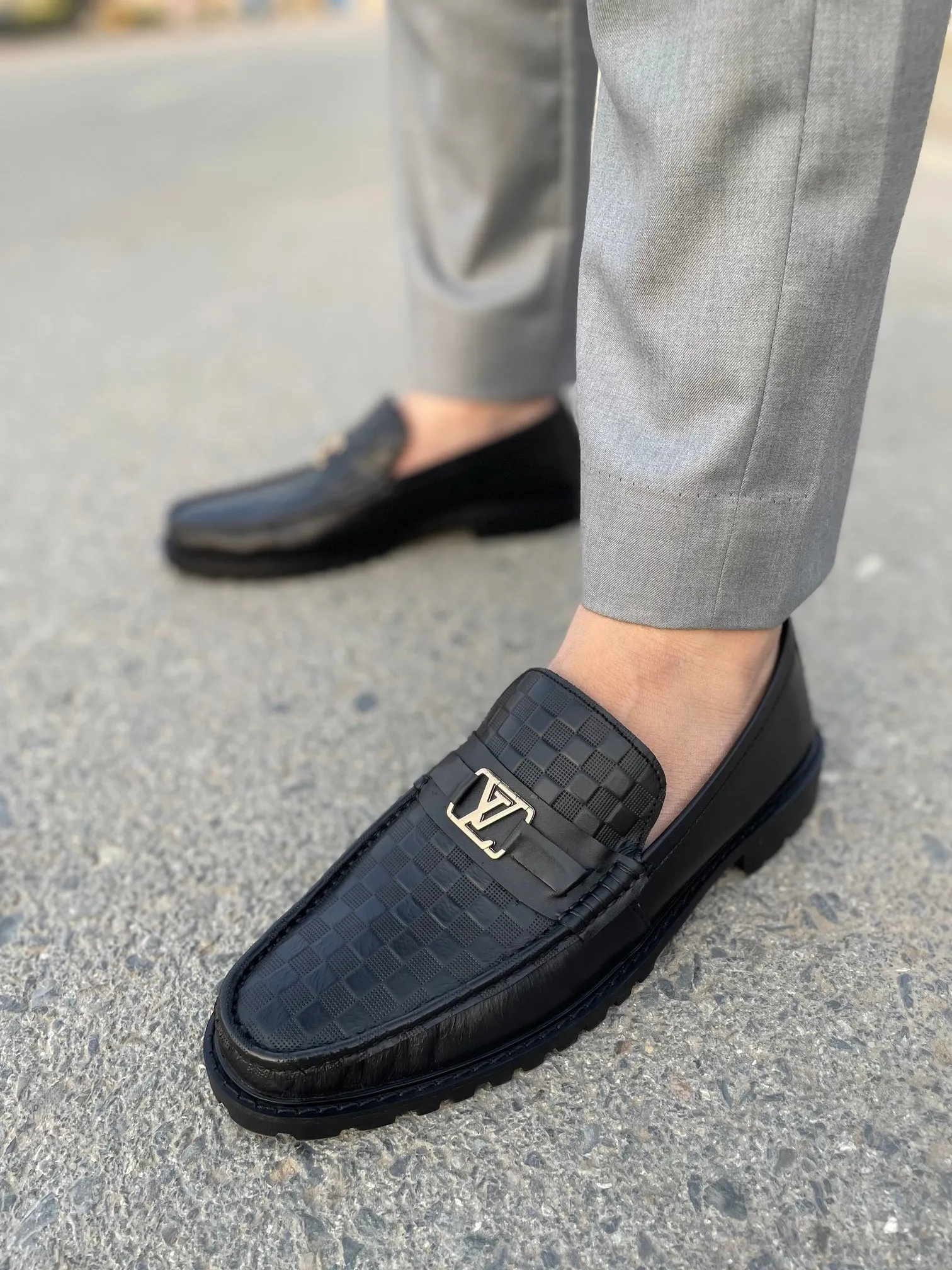 LS Pure Leather Handmade RANDAR CHUNKY LOAFERS LS-111