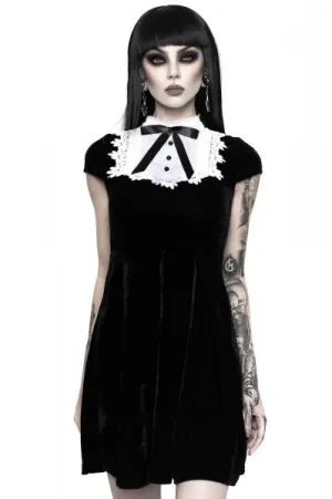 Madison Skater Dress - Black/White -