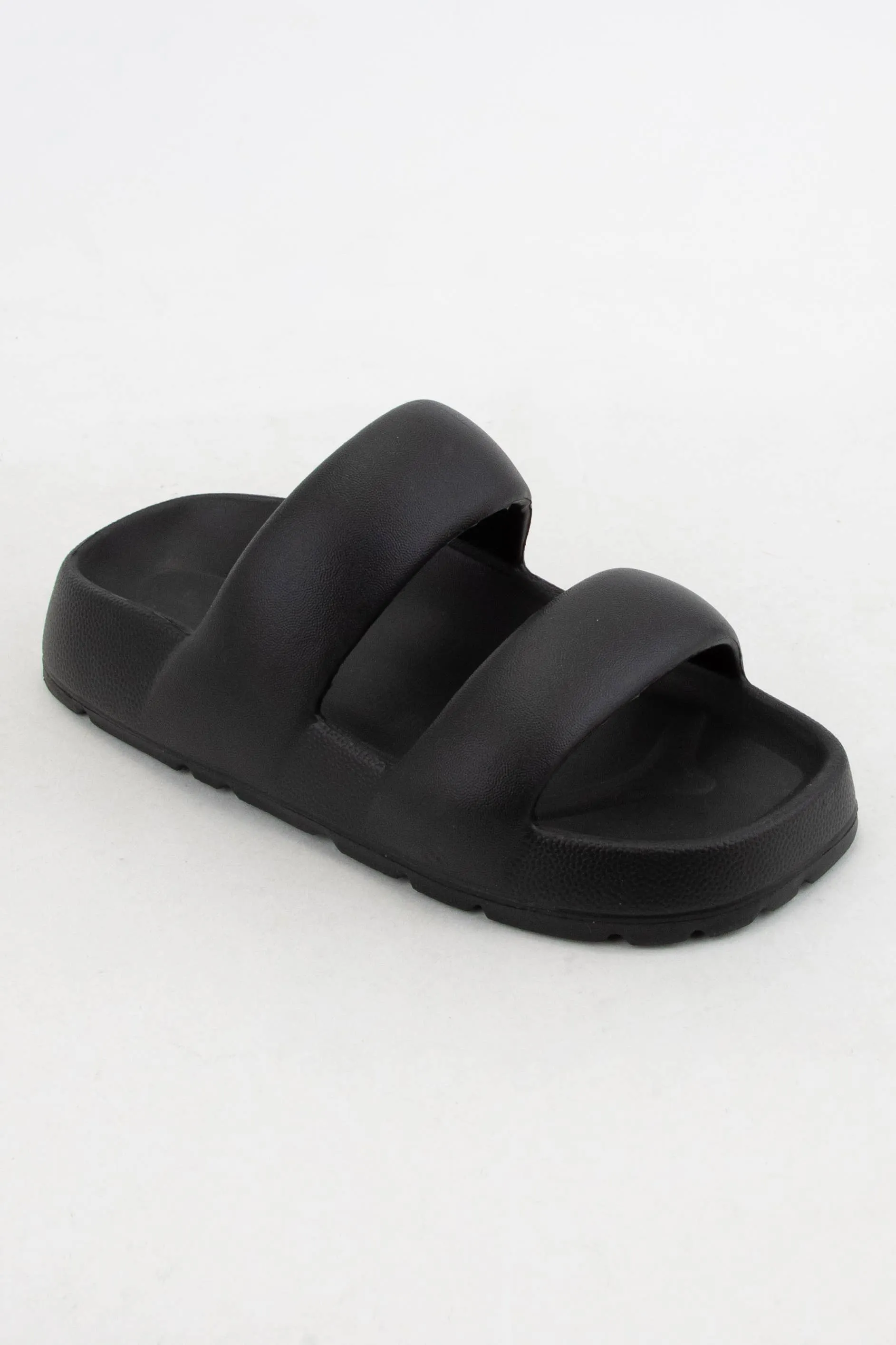 MADLO LIGHTWEIGHT EVA SLIDE SANDAL WITH SOLID DOUBLE STRAP