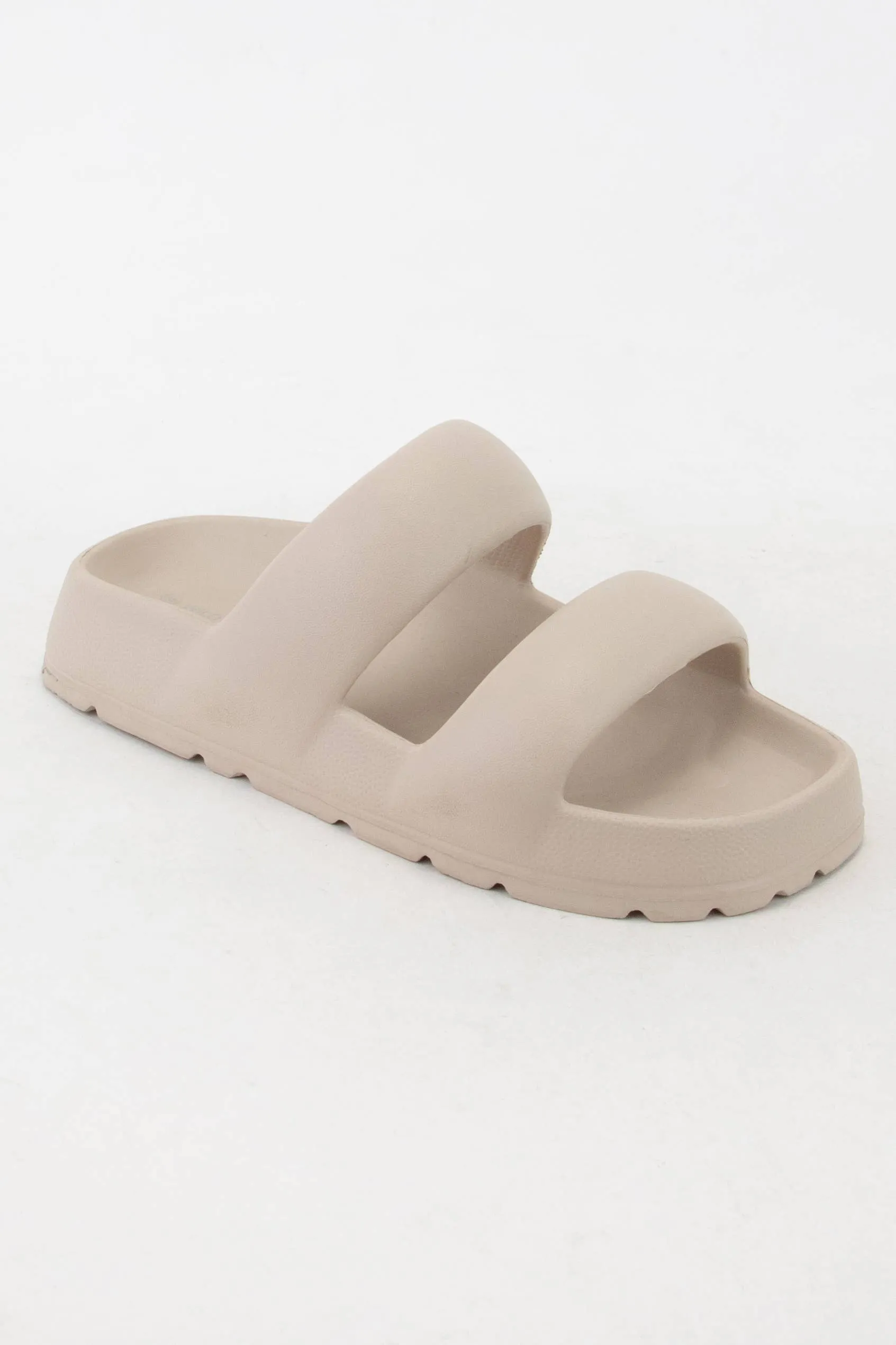 MADLO LIGHTWEIGHT EVA SLIDE SANDAL WITH SOLID DOUBLE STRAP