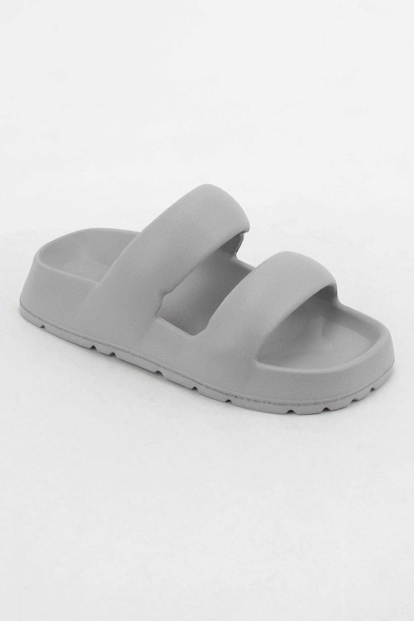 MADLO LIGHTWEIGHT EVA SLIDE SANDAL WITH SOLID DOUBLE STRAP