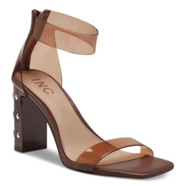MAKENNA Women's Ankle Strap Heel Dress Sandals