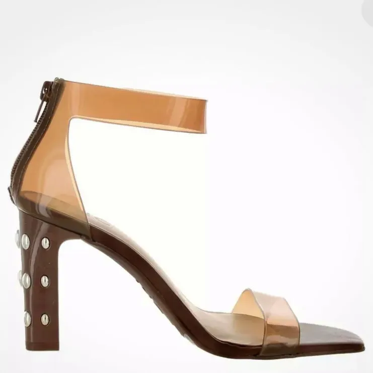 MAKENNA Women's Ankle Strap Heel Dress Sandals