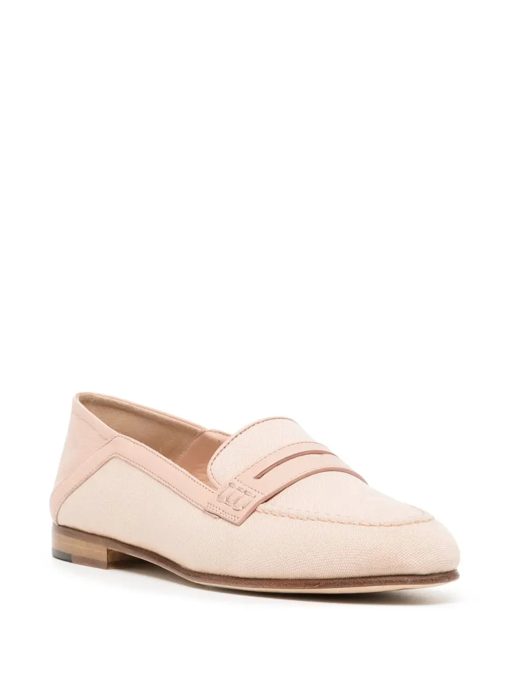 Manolo Blahnik Padstowa leather penny loafers