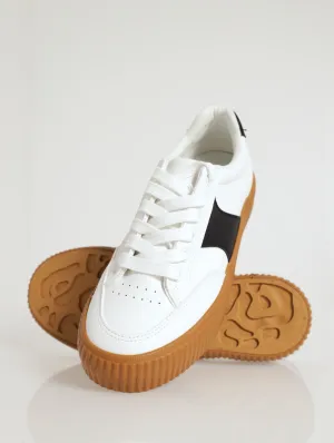 Matching Laces And Outsole Sneaker - Camel