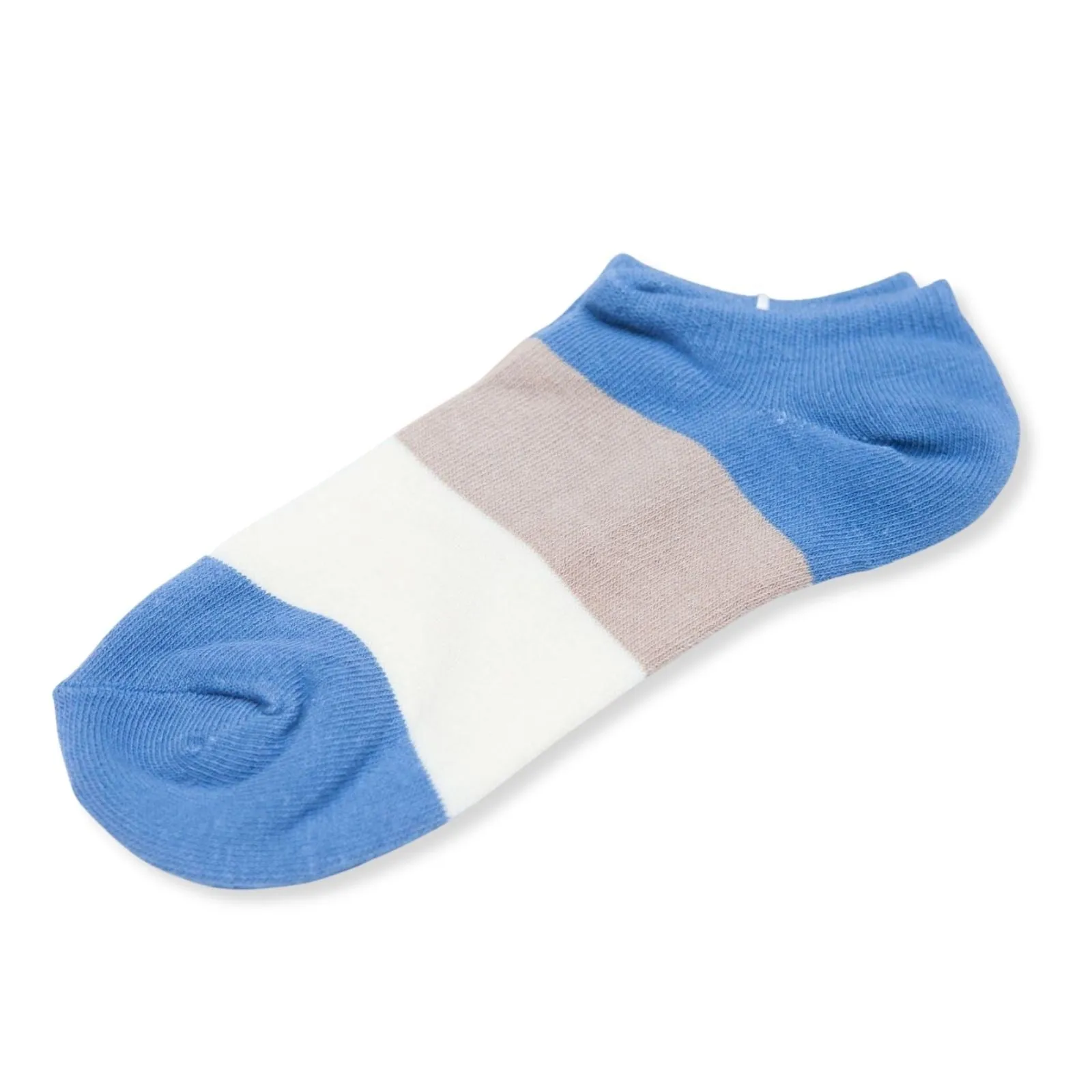 Mens 3 Pairs Low Cut Colour Impact Cotton No Show Socks 6-11