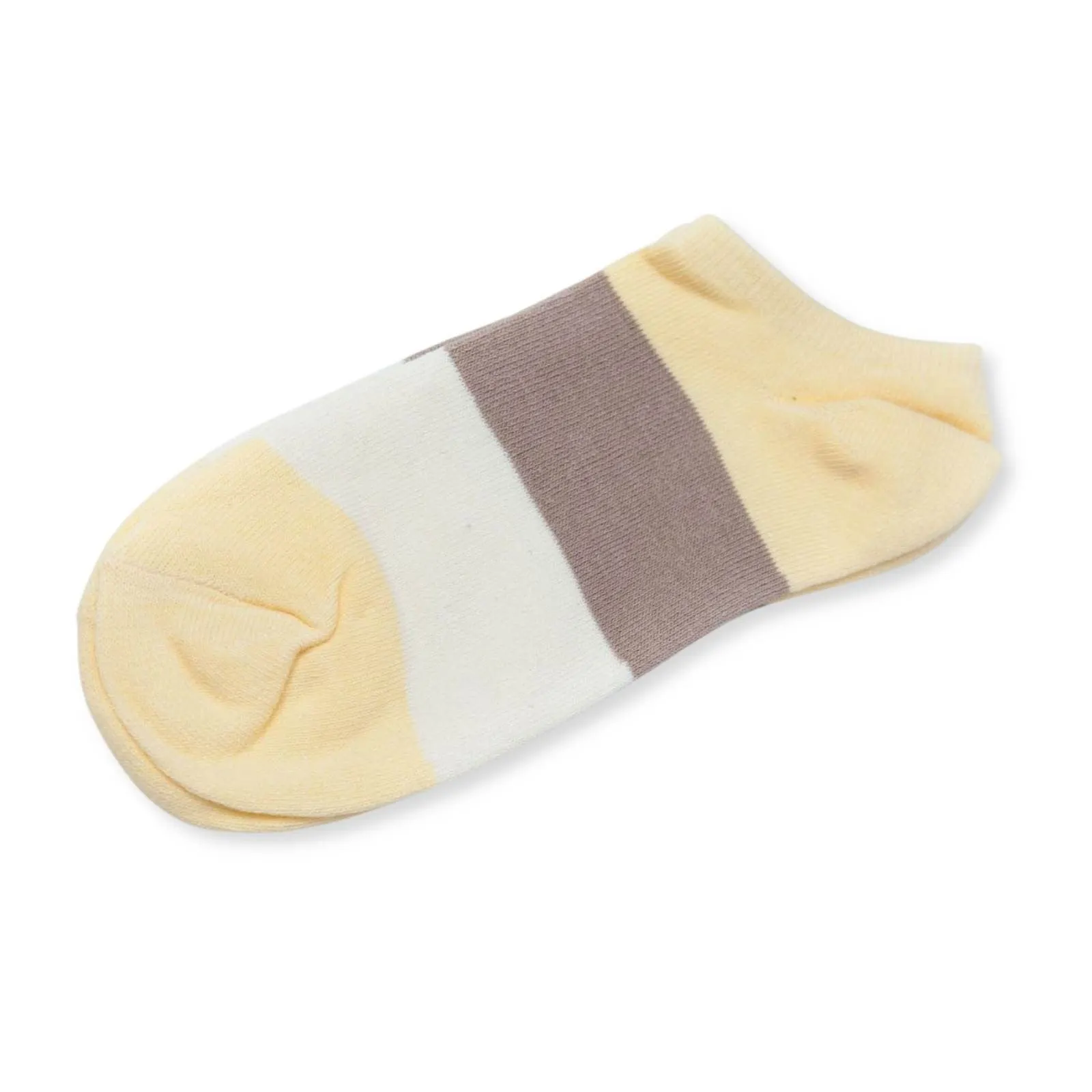 Mens 3 Pairs Low Cut Colour Impact Cotton No Show Socks 6-11