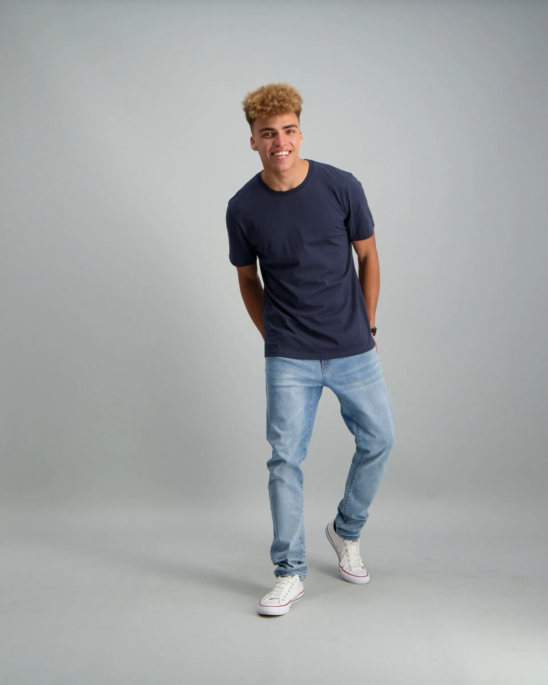 Mens - Basic Crew Slim T-Shirt
