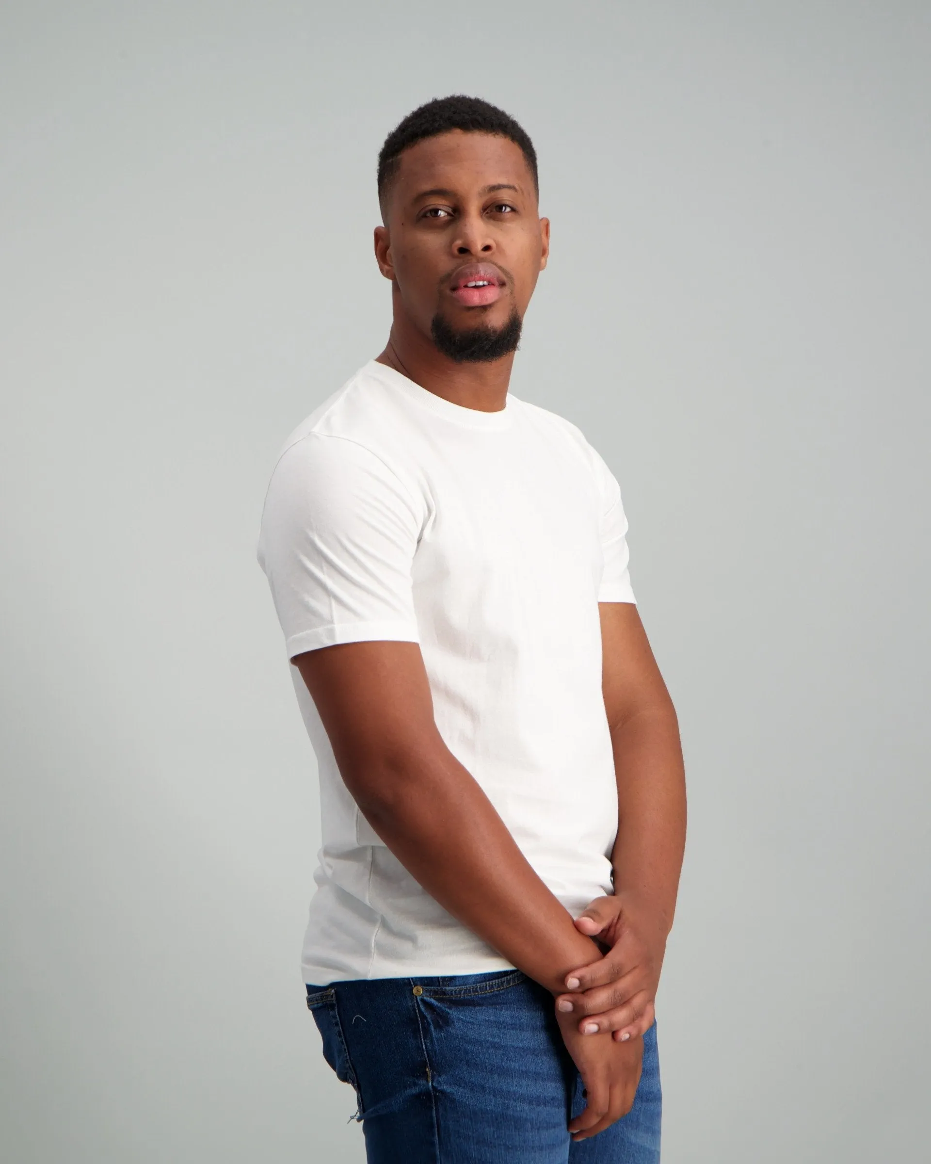 Mens - Basic Crew Slim T-Shirt