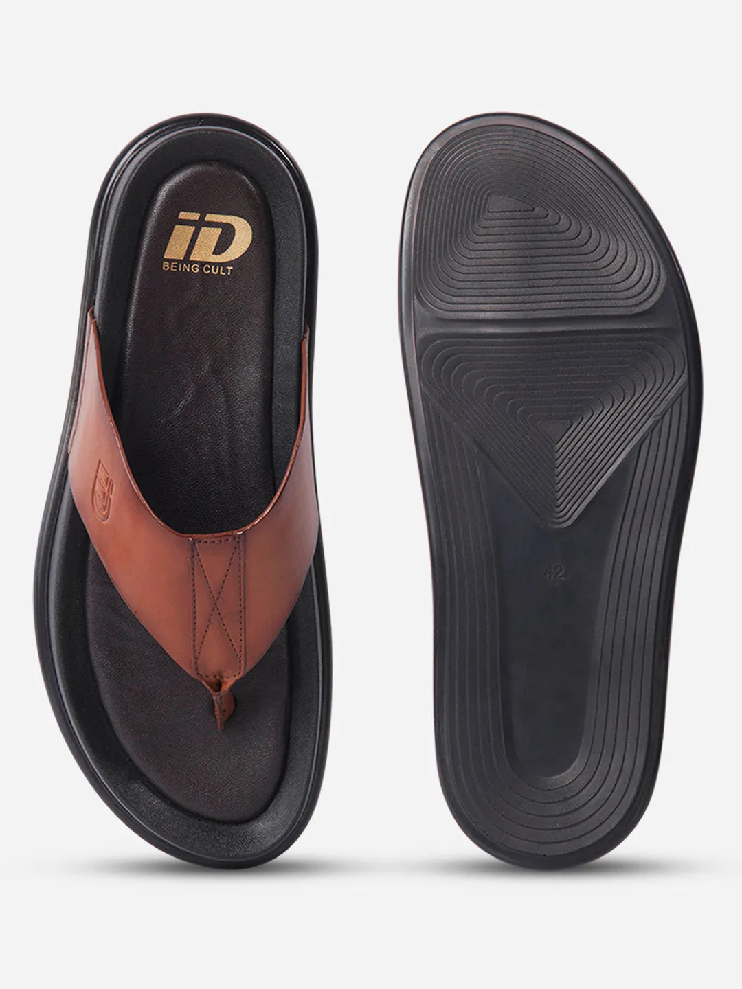 Men's Tan Thong Sandal (ID4268)