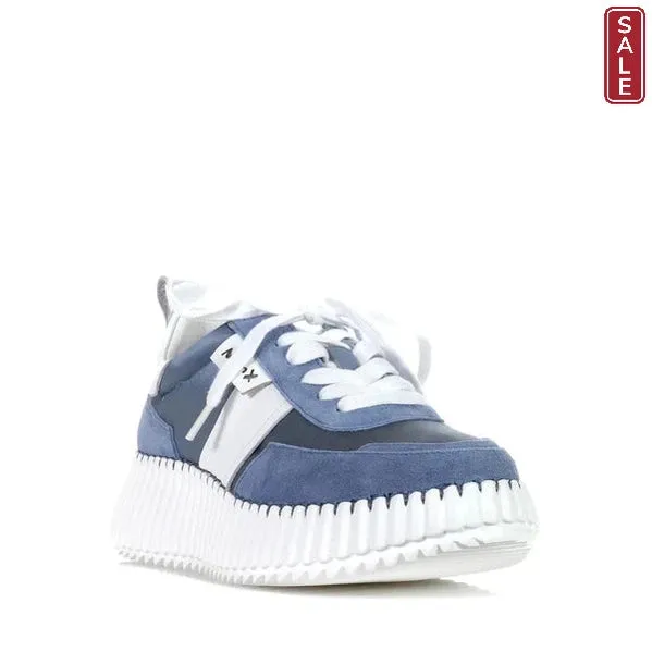 Minx Racer denim suede