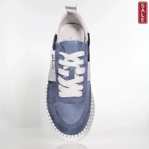 Minx Racer denim suede