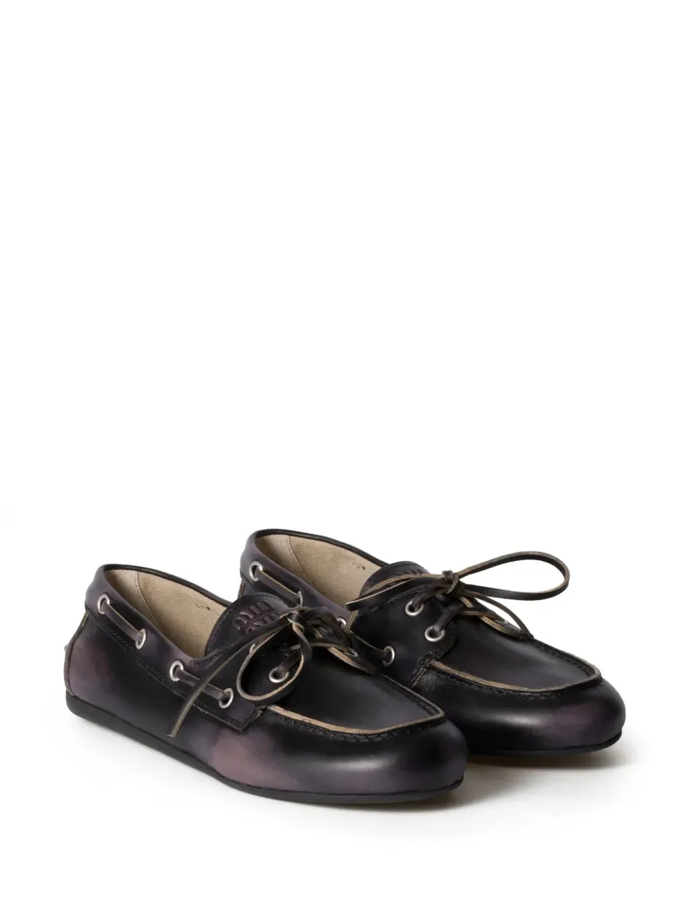 Miu Miu leather loafers