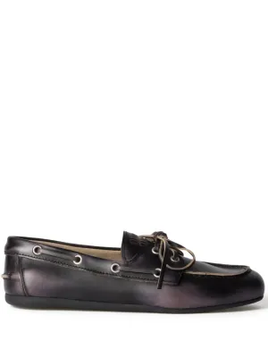 Miu Miu leather loafers