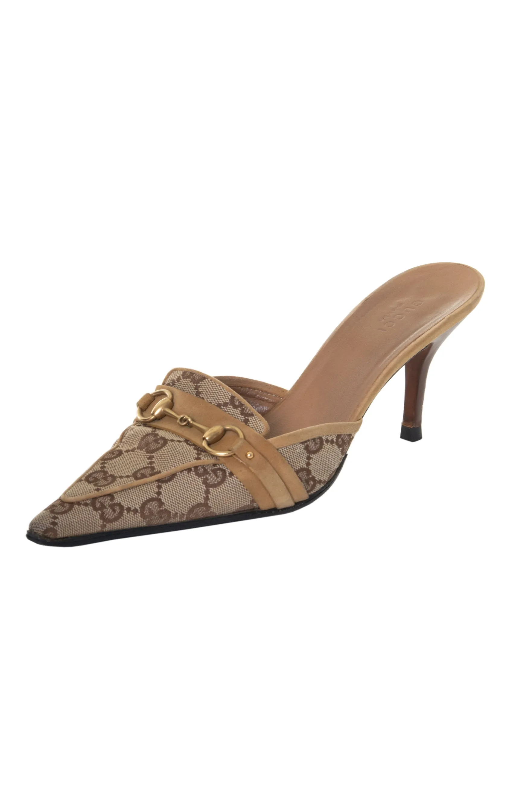 Monogram Kitten Heels 37