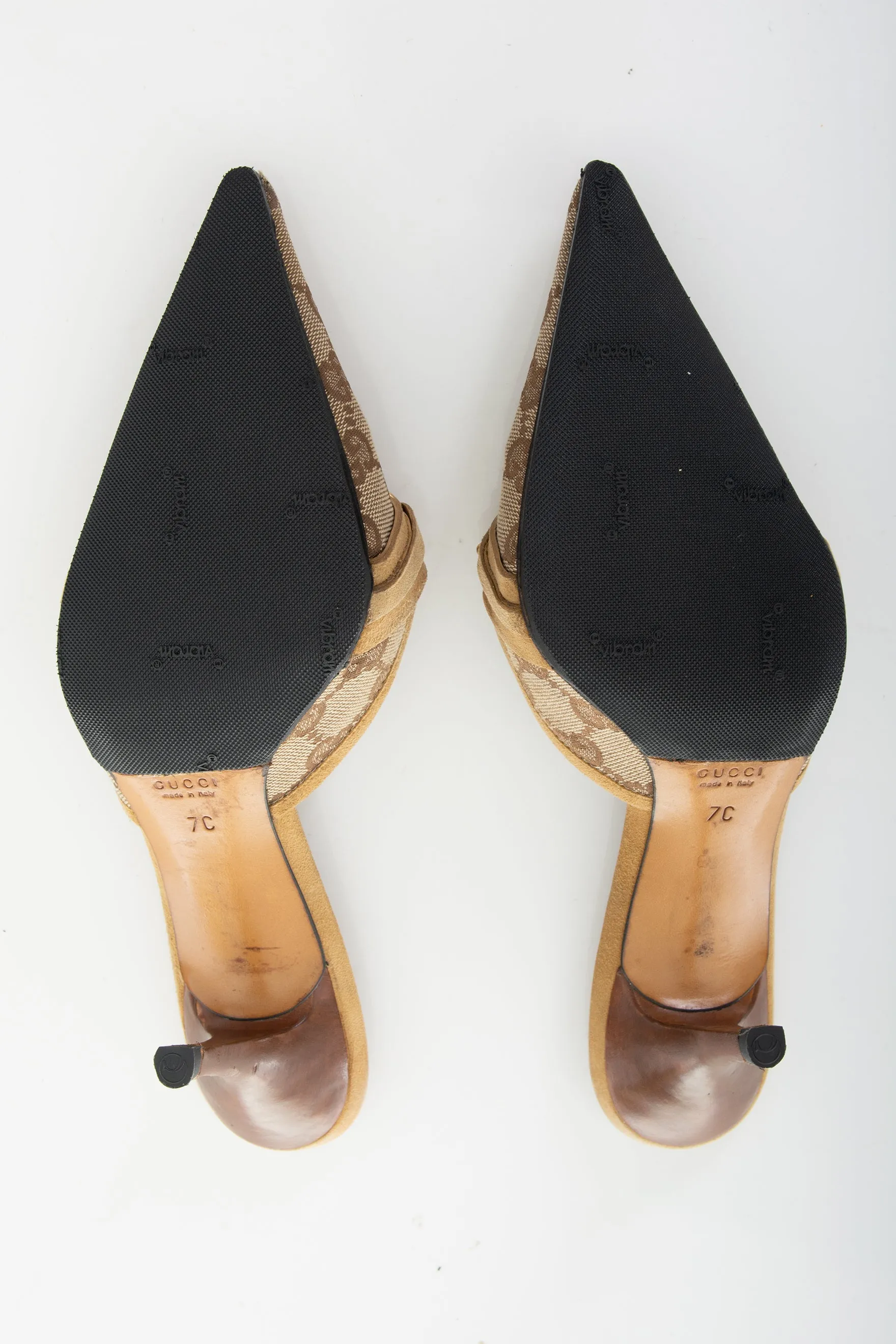 Monogram Kitten Heels 37