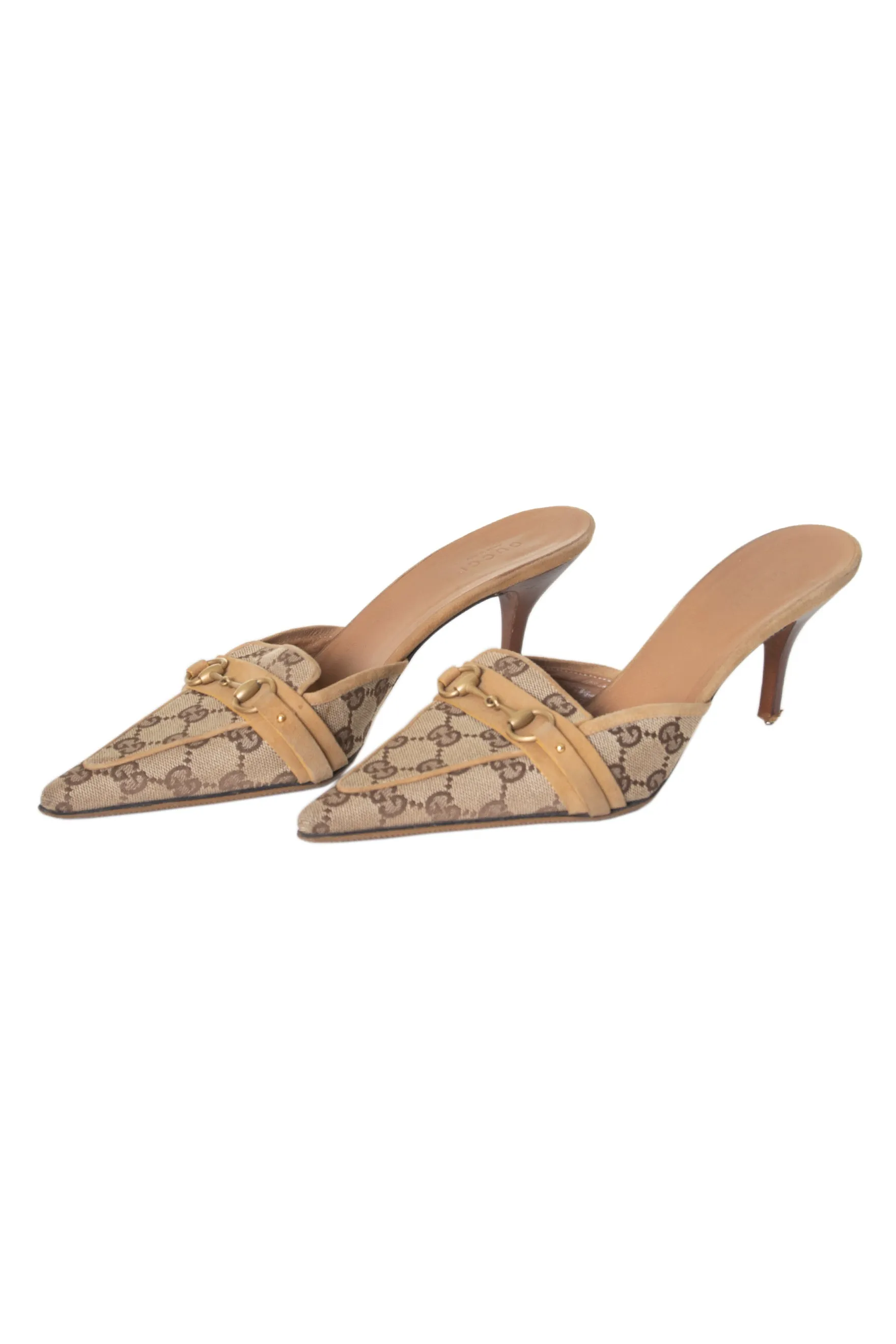 Monogram Kitten Heels 38