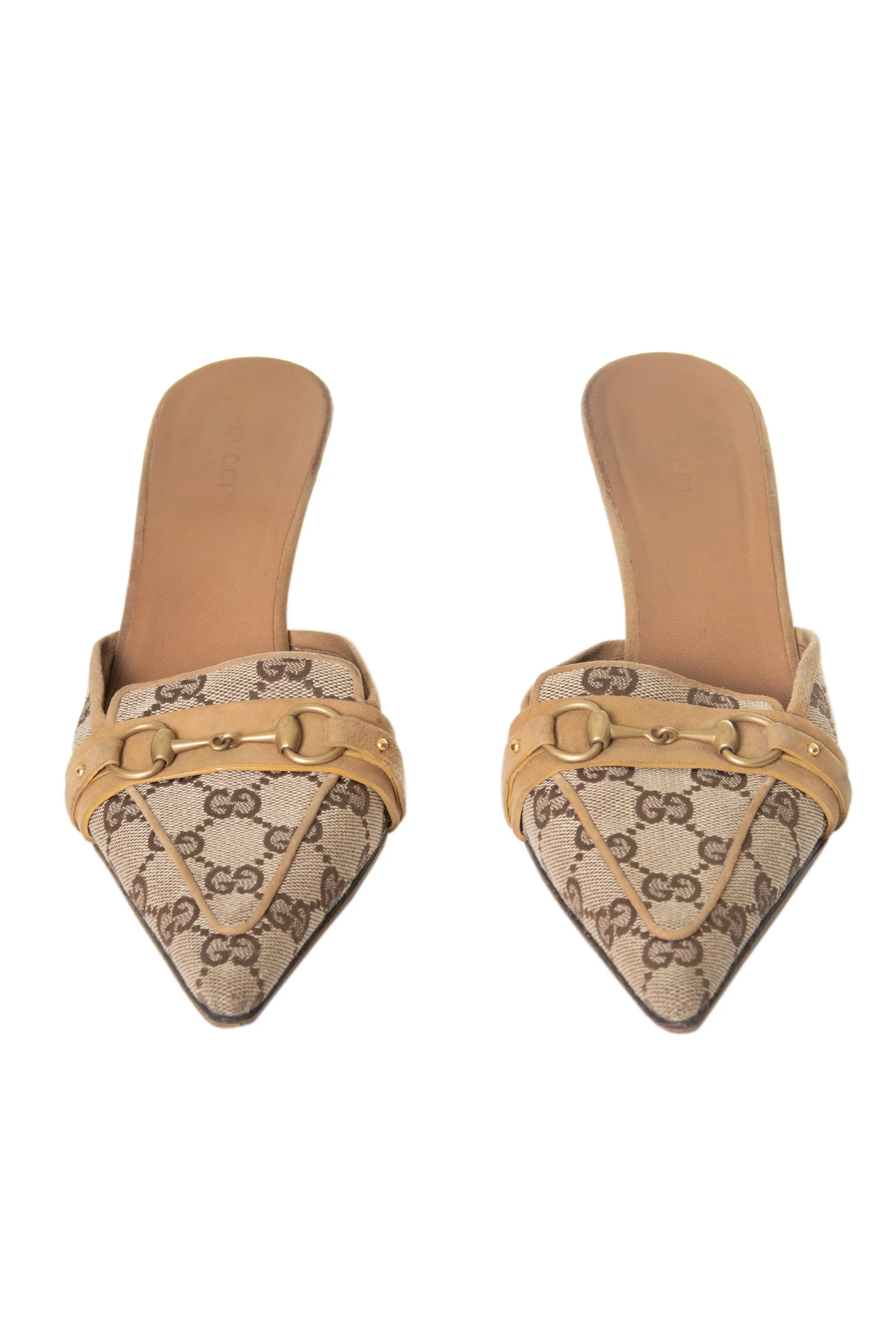 Monogram Kitten Heels 38