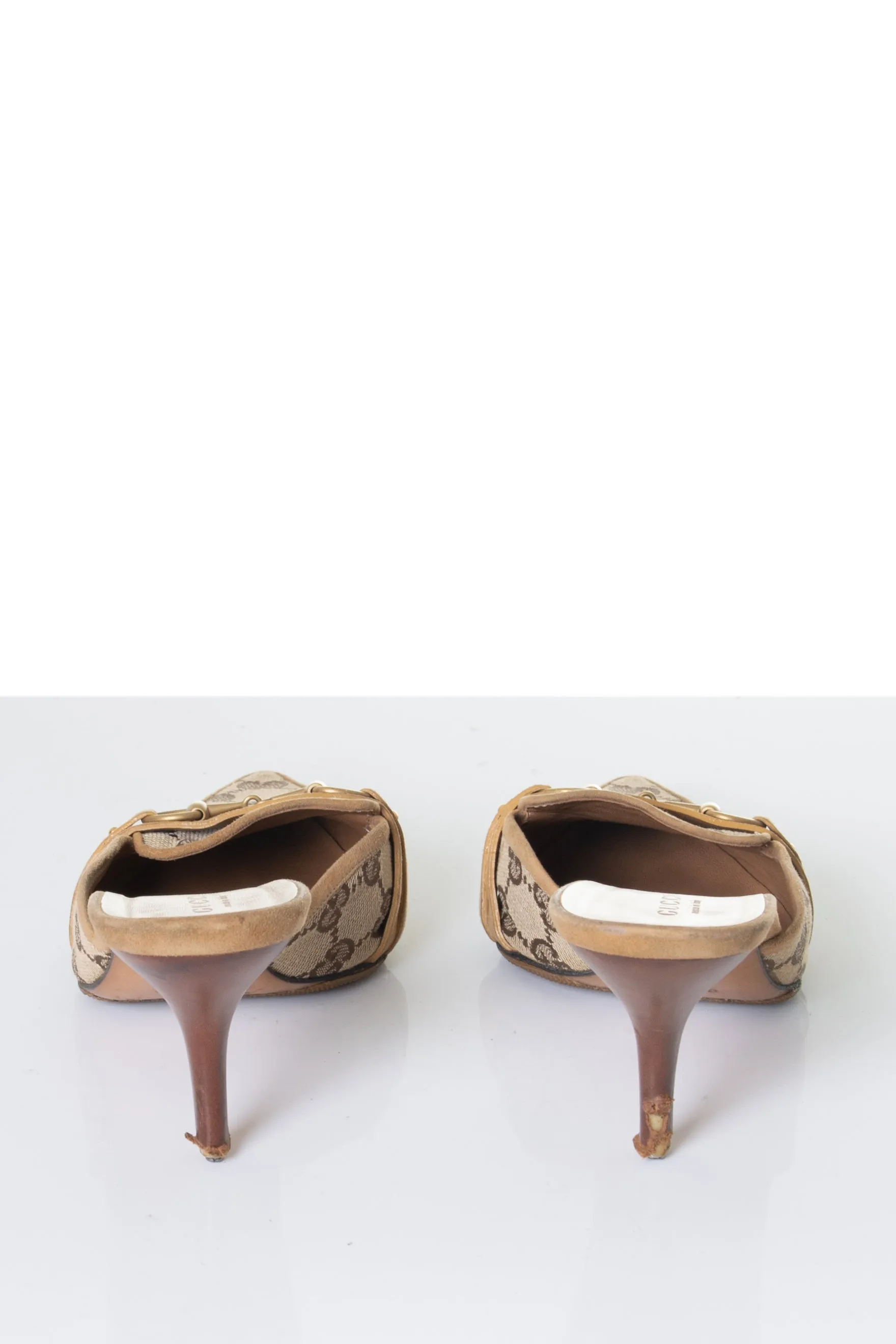 Monogram Kitten Heels 38