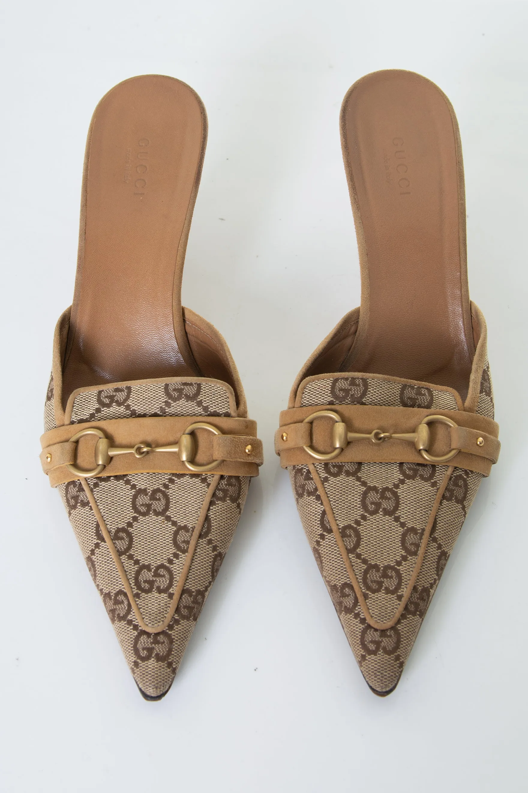 Monogram Kitten Heels 38