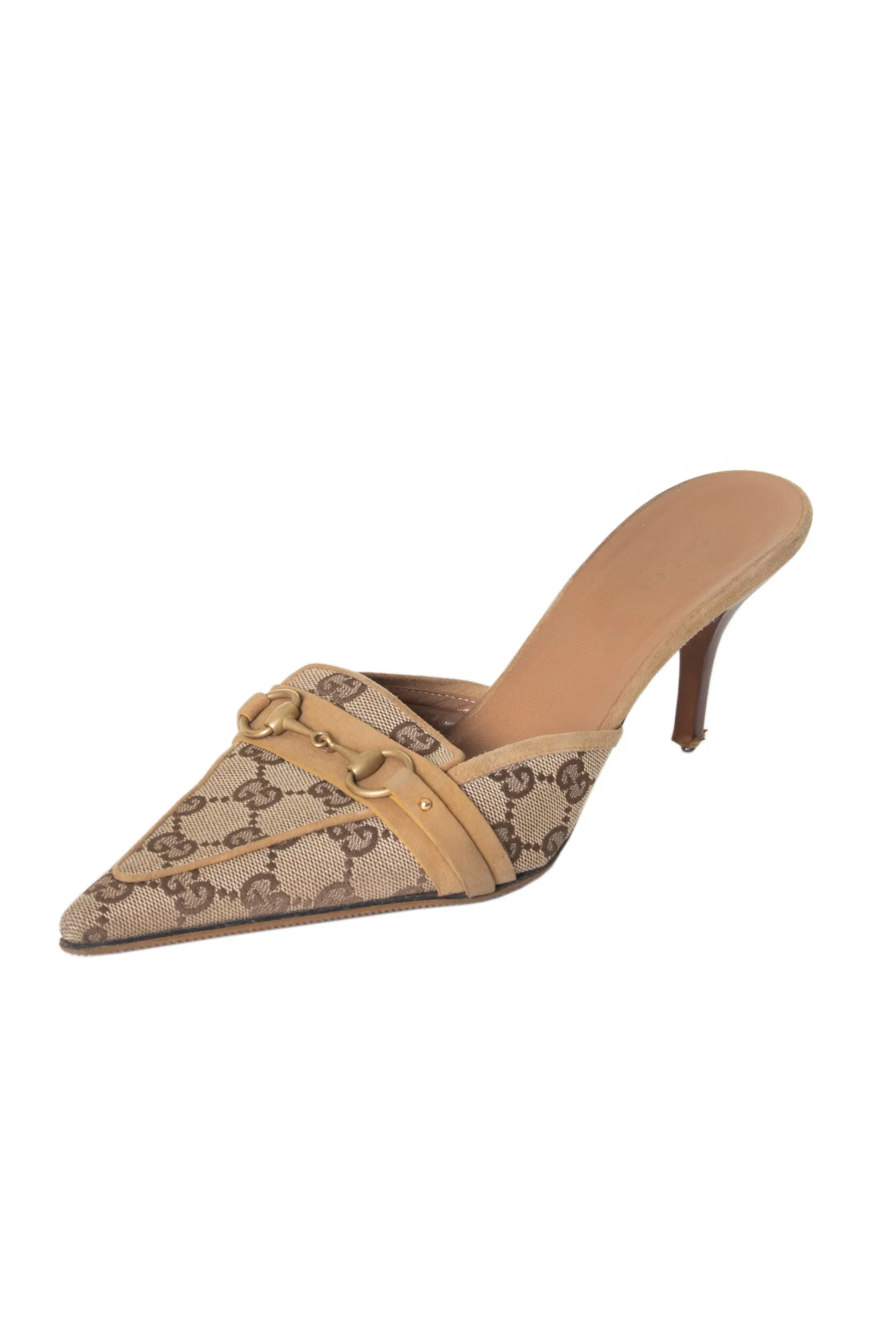 Monogram Kitten Heels 38