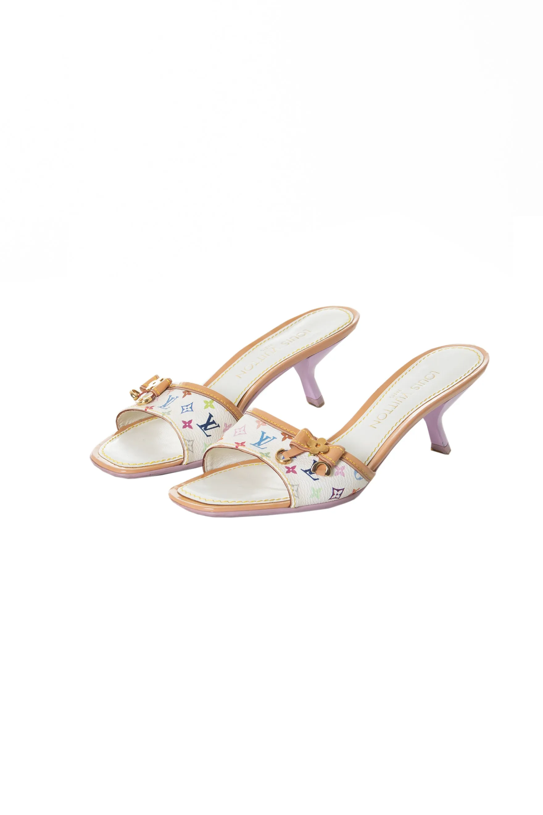 Multicolore Monogram Heels