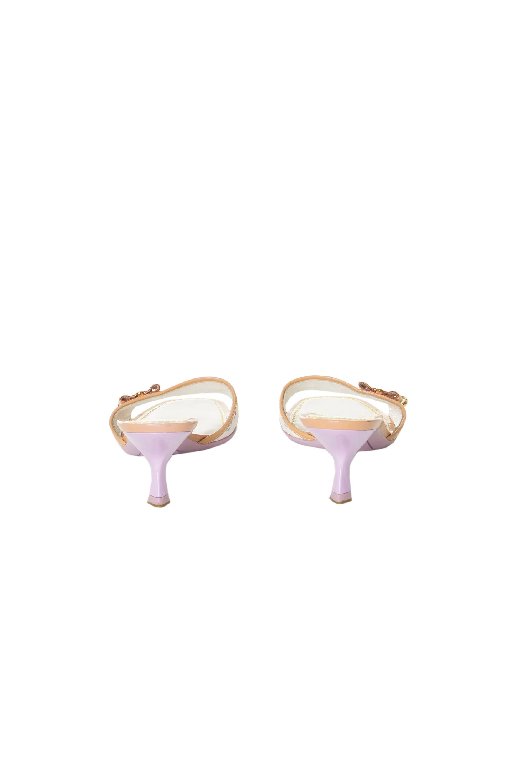 Multicolore Monogram Heels